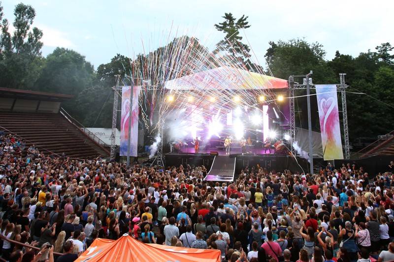 Kryštof zakončili putování po jižní Moravě ve strážnickém amfiteátru