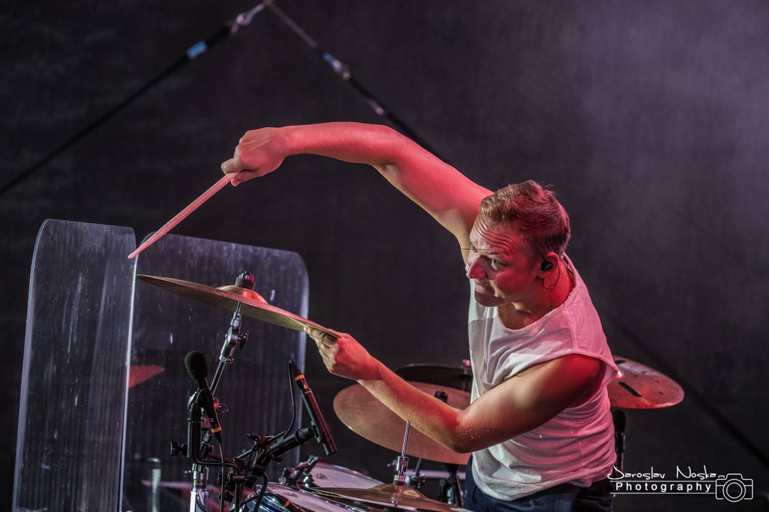 Kryštof v půlce turné zavítali na trutnovské Bojiště, hráli hit za hitem