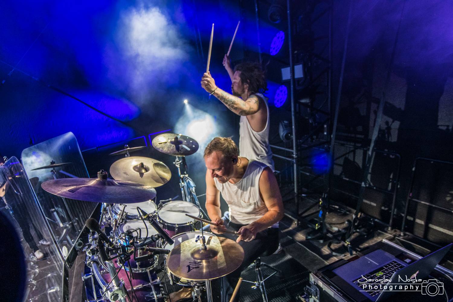 Kryštof v půlce turné zavítali na trutnovské Bojiště, hráli hit za hitem