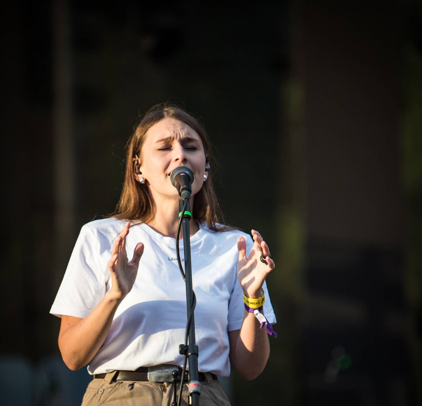 Kryštof rozehráli svou show na ostrově v Holýšově, přivezli s sebou Kateřinu Marii Tichou