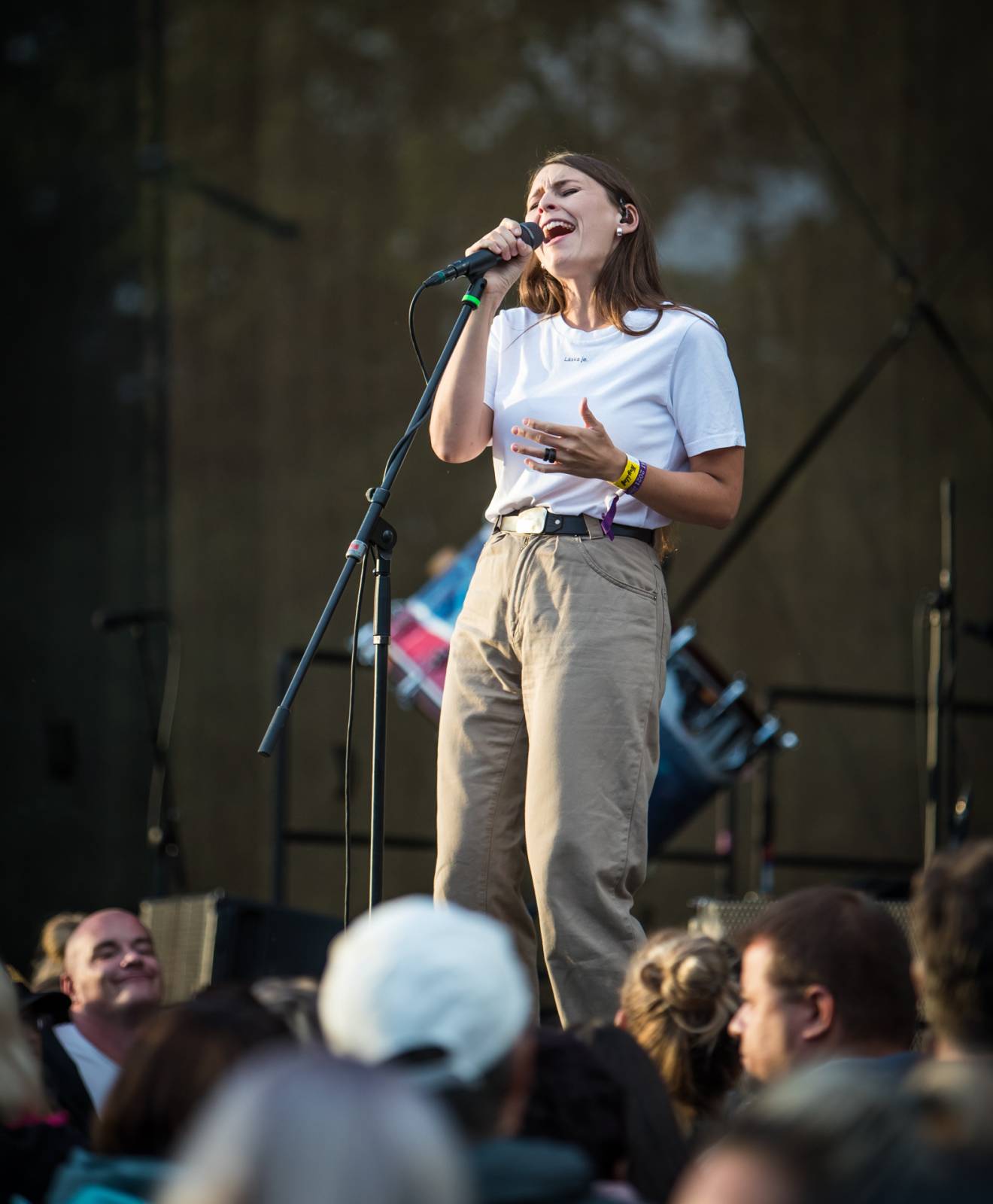 Kryštof rozehráli svou show na ostrově v Holýšově, přivezli s sebou Kateřinu Marii Tichou