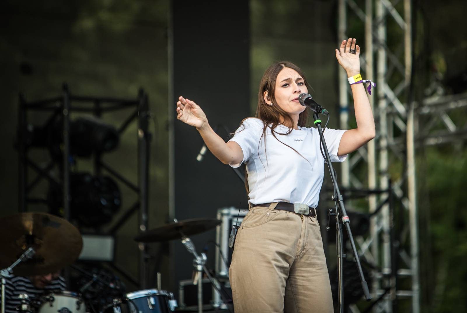 Kryštof rozehráli svou show na ostrově v Holýšově, přivezli s sebou Kateřinu Marii Tichou