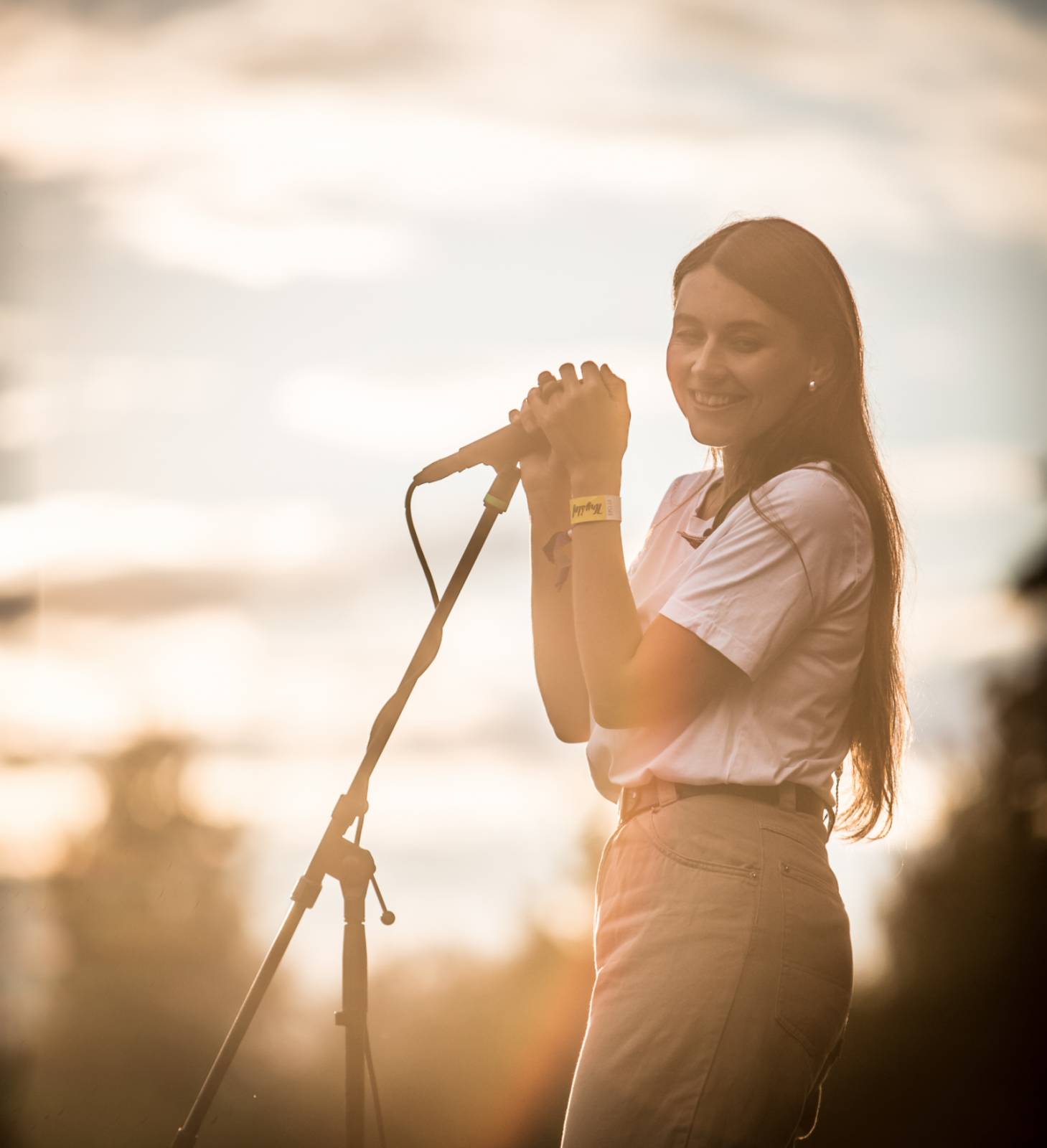 Kryštof rozehráli svou show na ostrově v Holýšově, přivezli s sebou Kateřinu Marii Tichou