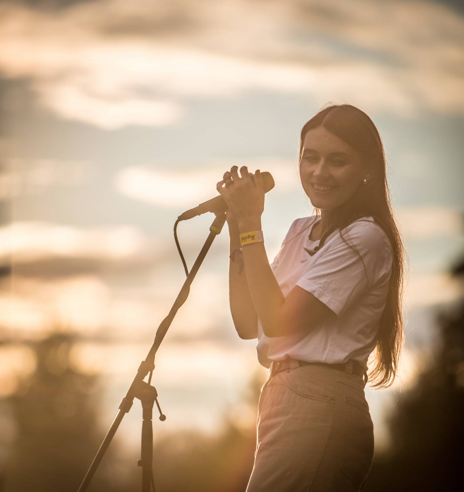 Kryštof rozehráli svou show na ostrově v Holýšově, přivezli s sebou Kateřinu Marii Tichou
