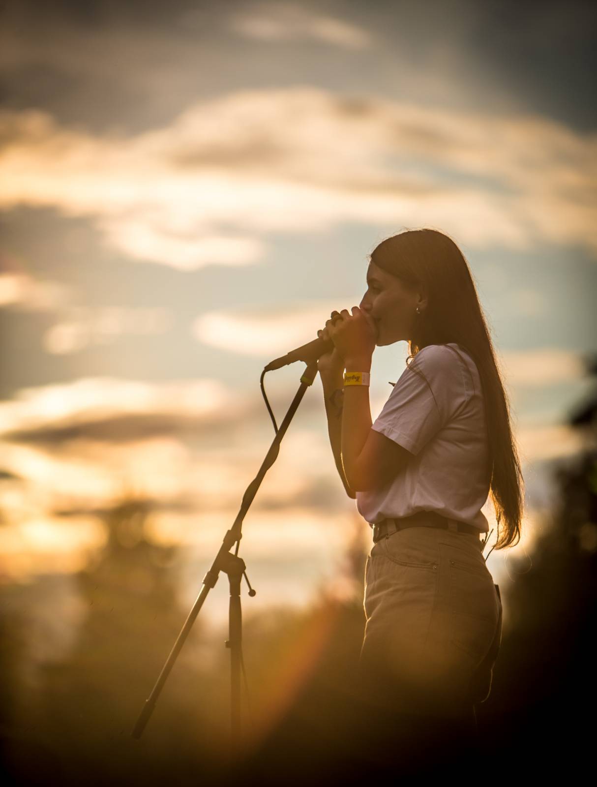 Kryštof rozehráli svou show na ostrově v Holýšově, přivezli s sebou Kateřinu Marii Tichou