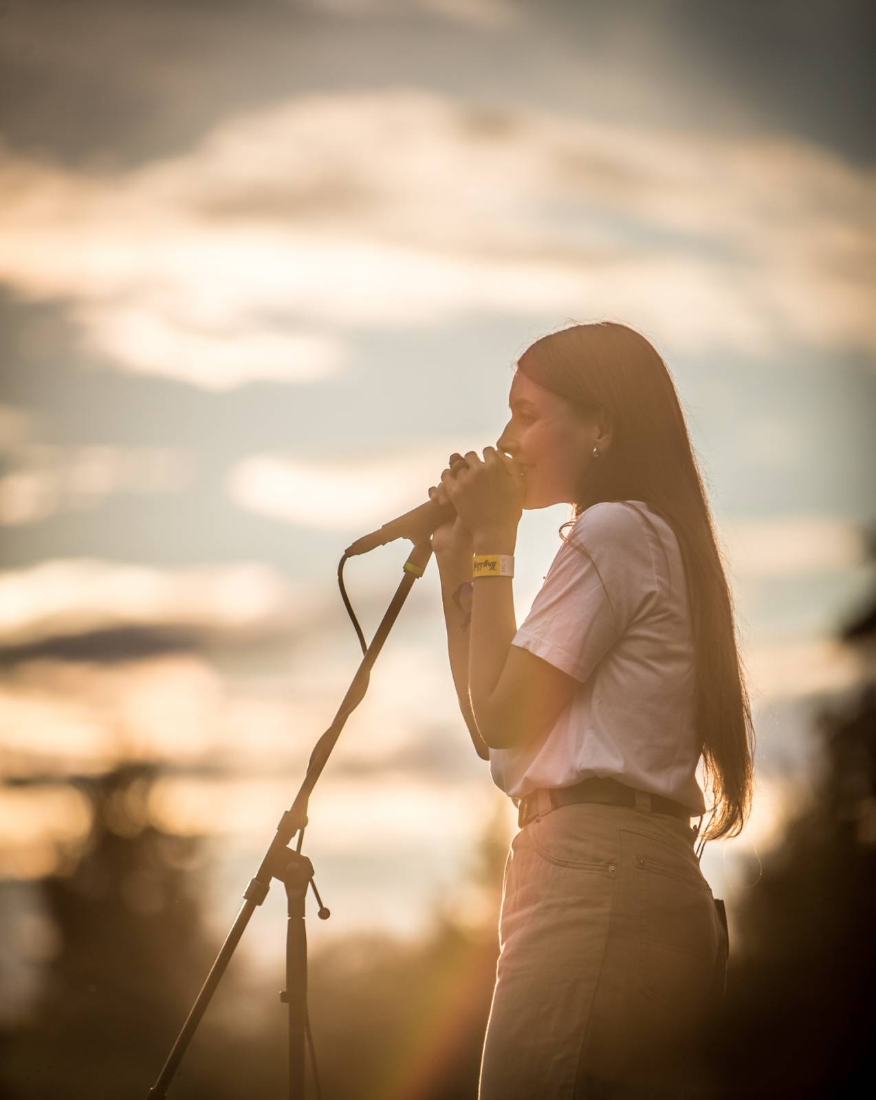 Kryštof rozehráli svou show na ostrově v Holýšově, přivezli s sebou Kateřinu Marii Tichou