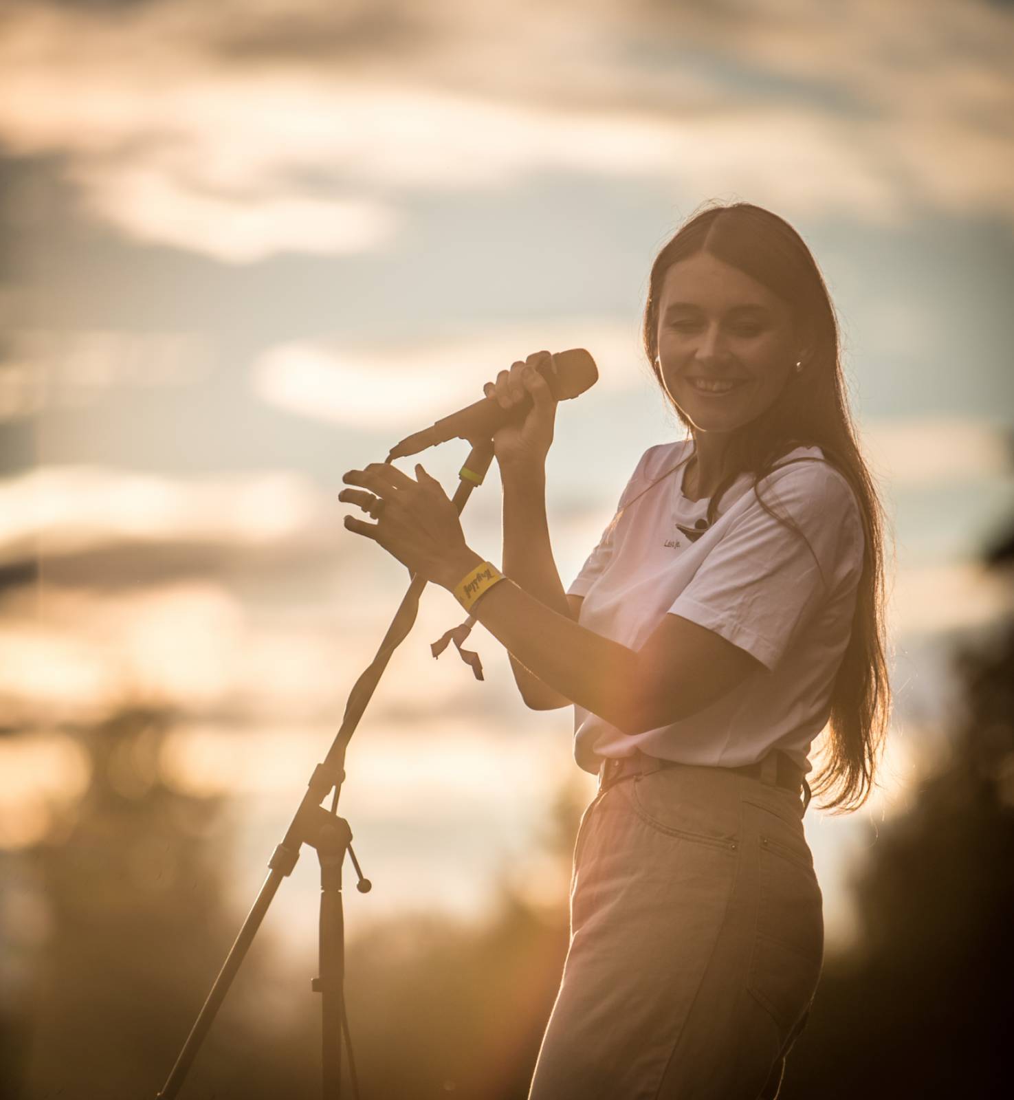 Kryštof rozehráli svou show na ostrově v Holýšově, přivezli s sebou Kateřinu Marii Tichou