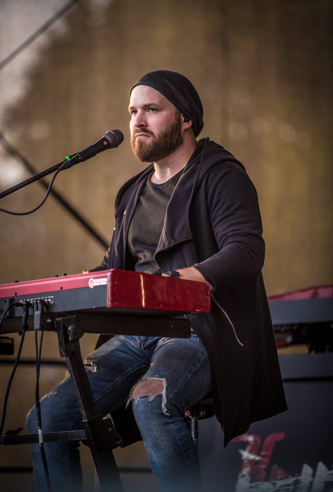 Kryštof rozehráli svou show na ostrově v Holýšově, přivezli s sebou Kateřinu Marii Tichou