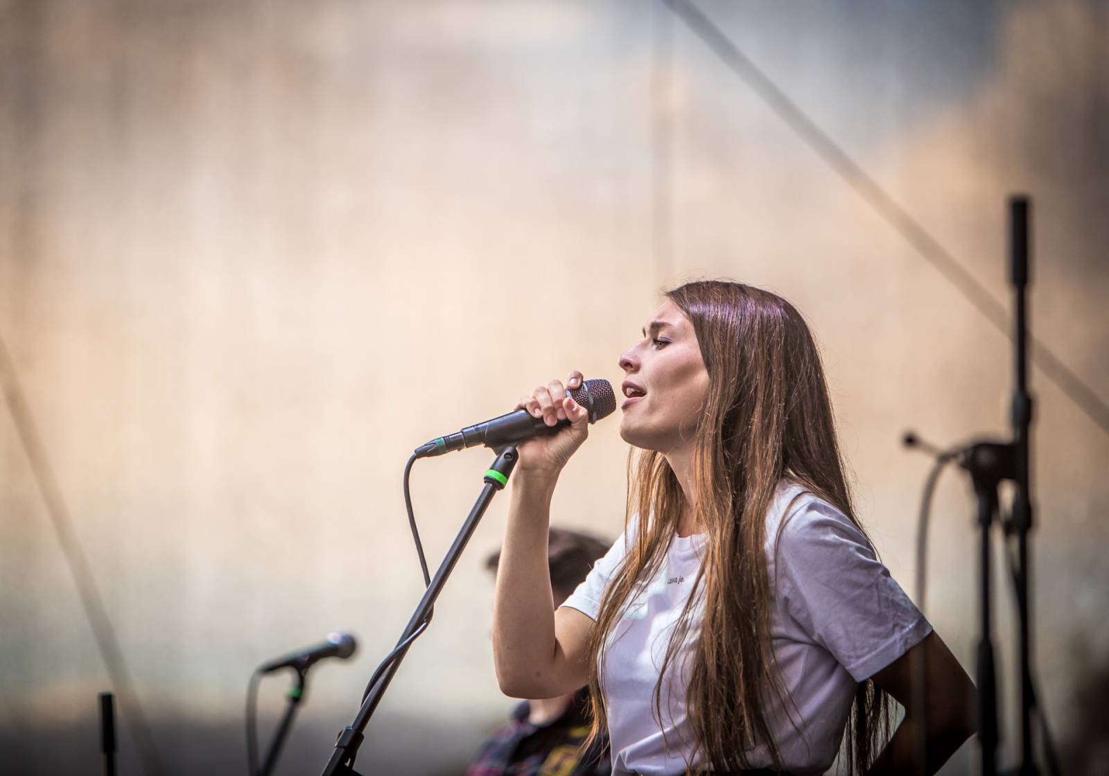Kryštof rozehráli svou show na ostrově v Holýšově, přivezli s sebou Kateřinu Marii Tichou