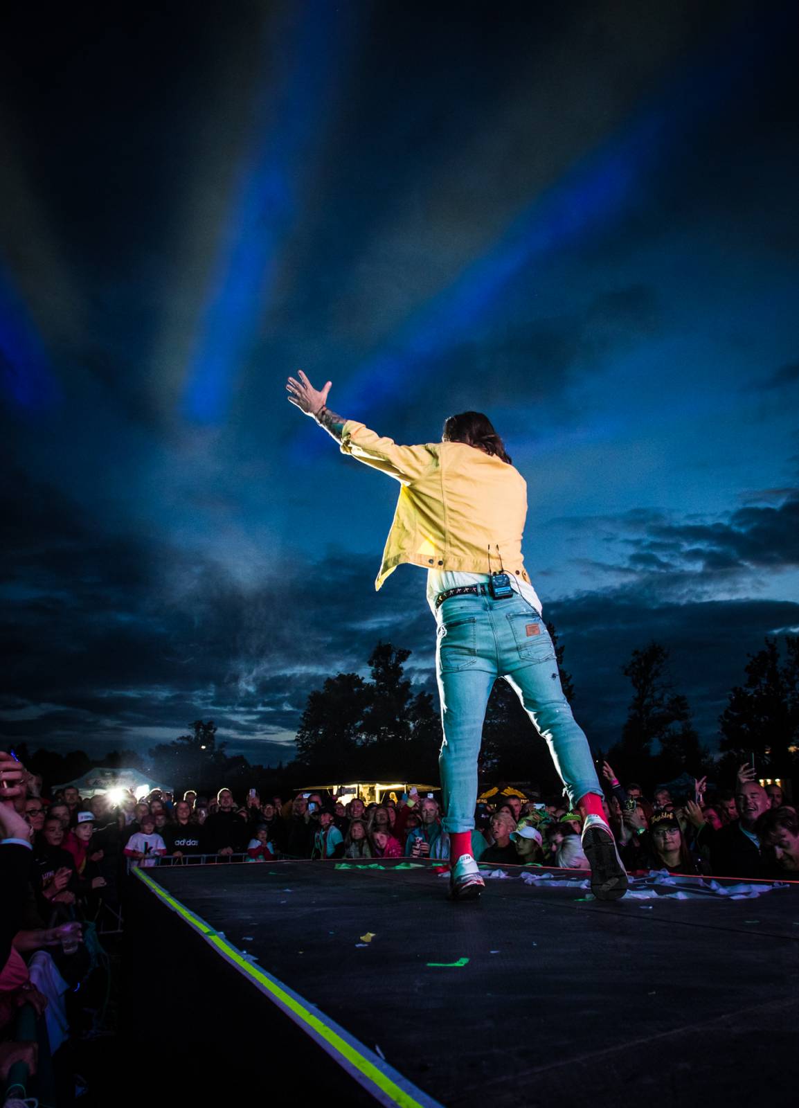 Kryštof rozehráli svou show na ostrově v Holýšově, přivezli s sebou Kateřinu Marii Tichou