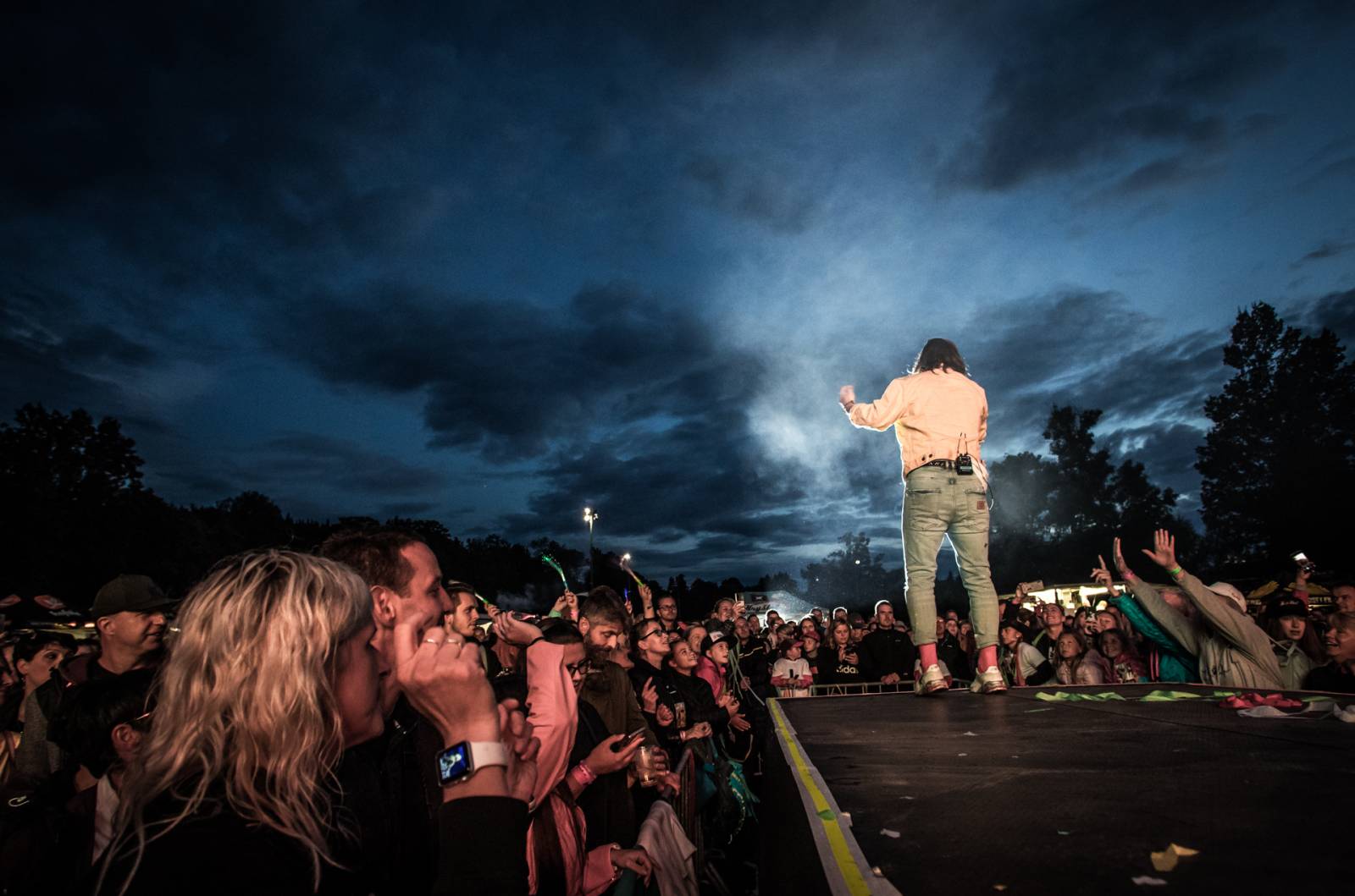 Kryštof rozehráli svou show na ostrově v Holýšově, přivezli s sebou Kateřinu Marii Tichou