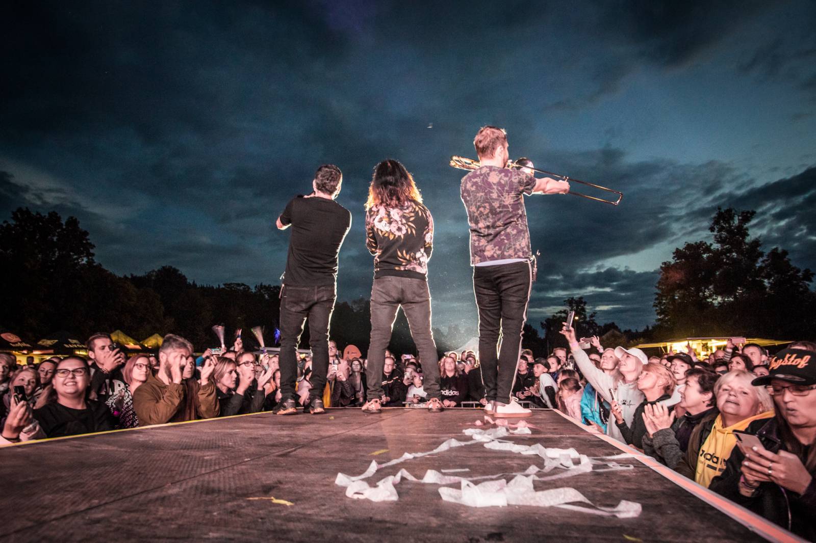 Kryštof rozehráli svou show na ostrově v Holýšově, přivezli s sebou Kateřinu Marii Tichou