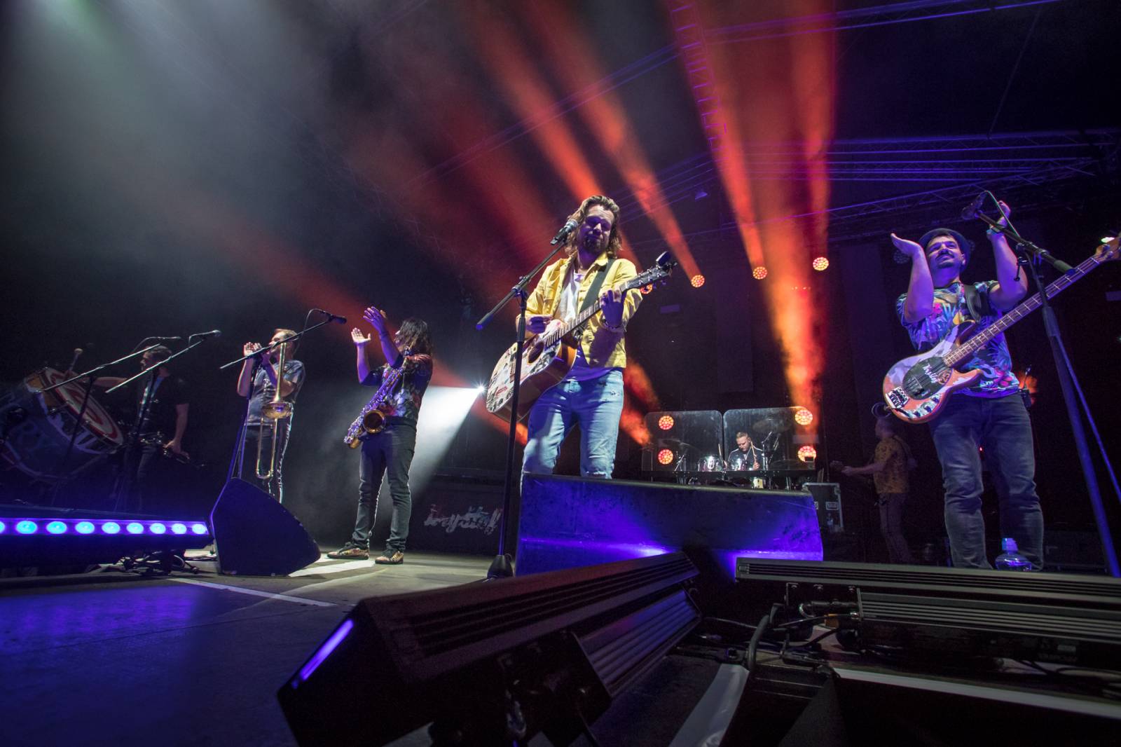 Kryštof rozehráli svou show na ostrově v Holýšově, přivezli s sebou Kateřinu Marii Tichou