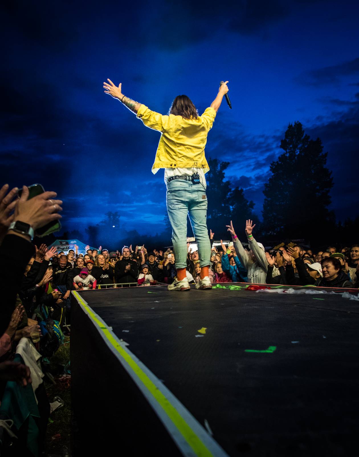 Kryštof rozehráli svou show na ostrově v Holýšově, přivezli s sebou Kateřinu Marii Tichou