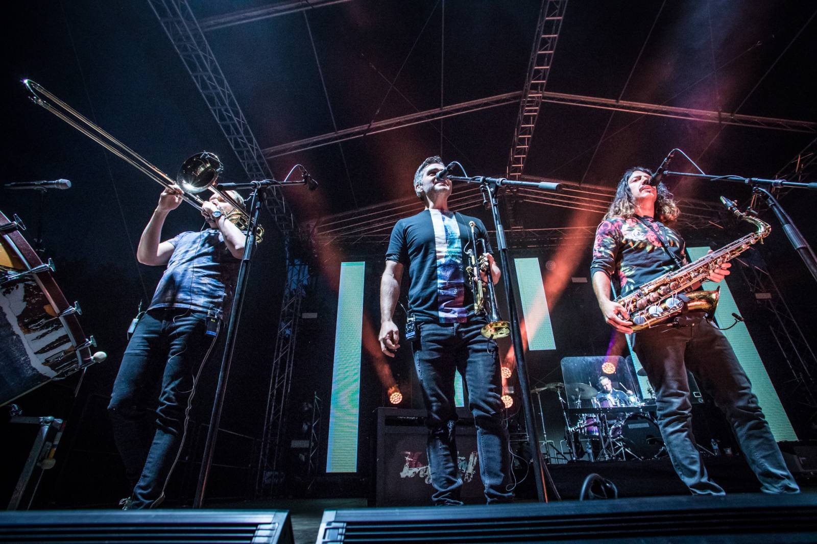 Kryštof rozehráli svou show na ostrově v Holýšově, přivezli s sebou Kateřinu Marii Tichou