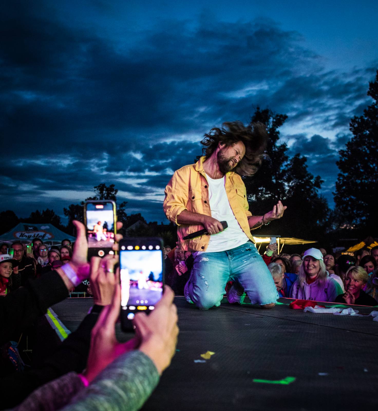 Kryštof rozehráli svou show na ostrově v Holýšově, přivezli s sebou Kateřinu Marii Tichou