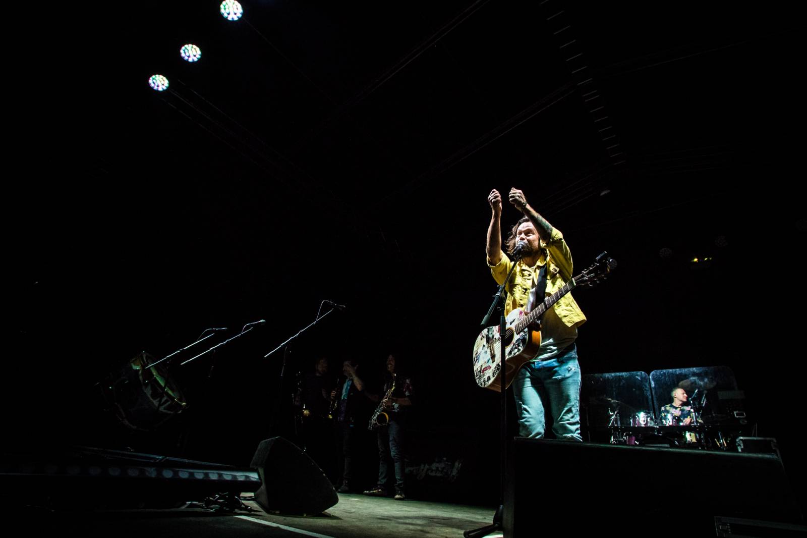 Kryštof rozehráli svou show na ostrově v Holýšově, přivezli s sebou Kateřinu Marii Tichou