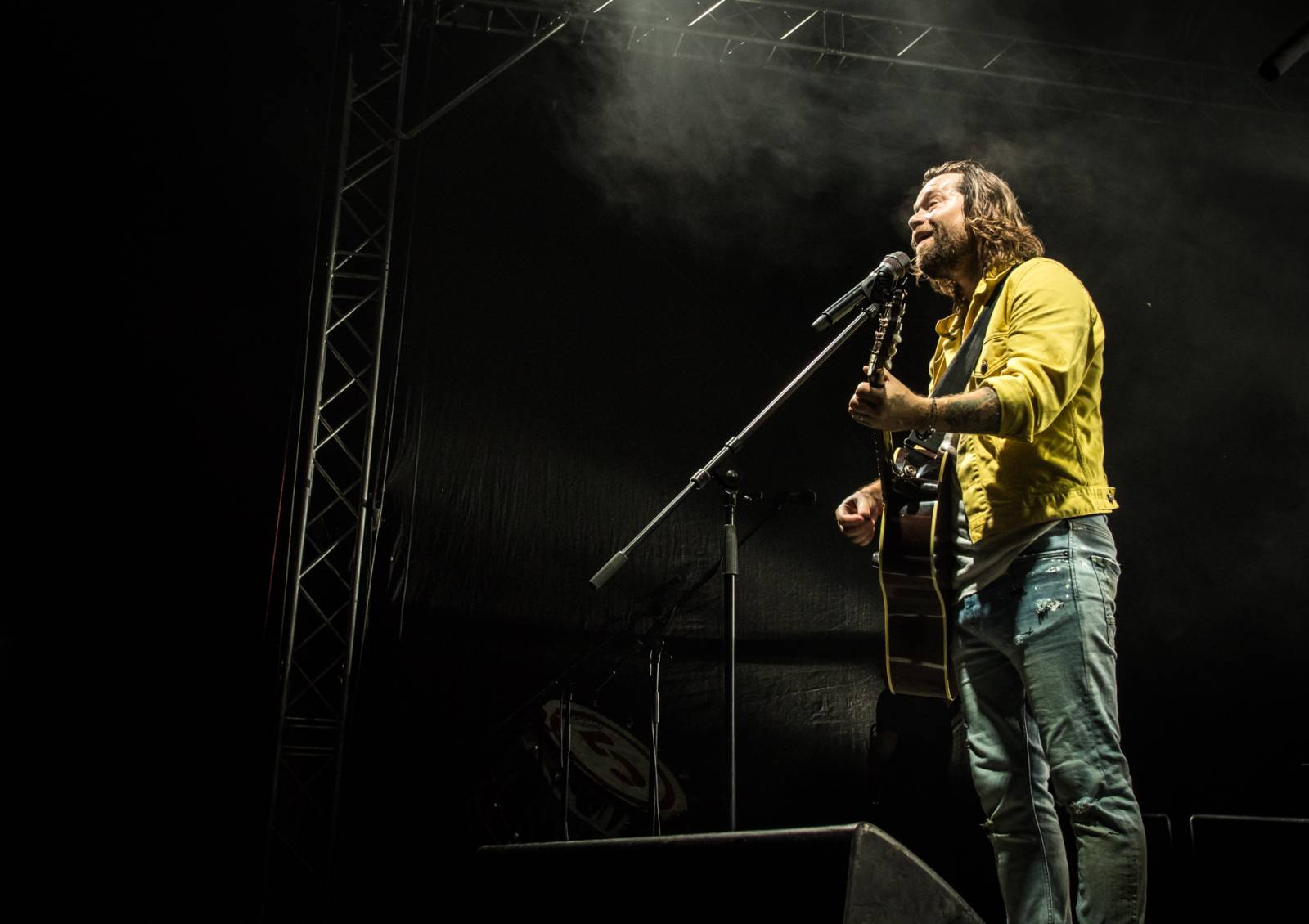 Kryštof rozehráli svou show na ostrově v Holýšově, přivezli s sebou Kateřinu Marii Tichou