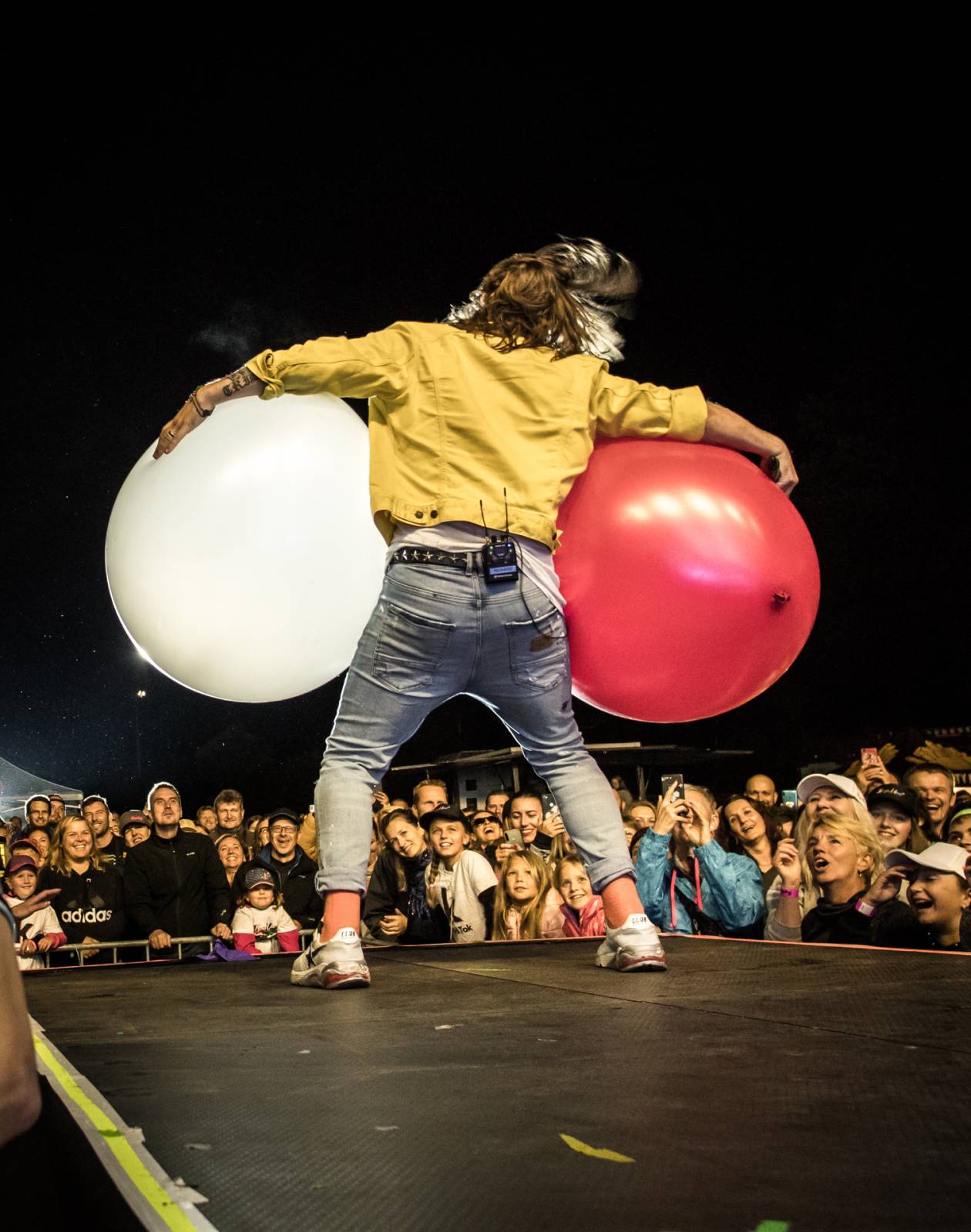 Kryštof rozehráli svou show na ostrově v Holýšově, přivezli s sebou Kateřinu Marii Tichou