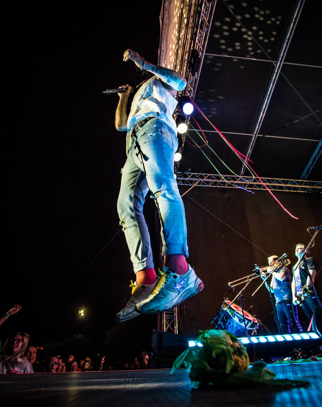 Kryštof rozehráli svou show na ostrově v Holýšově, přivezli s sebou Kateřinu Marii Tichou