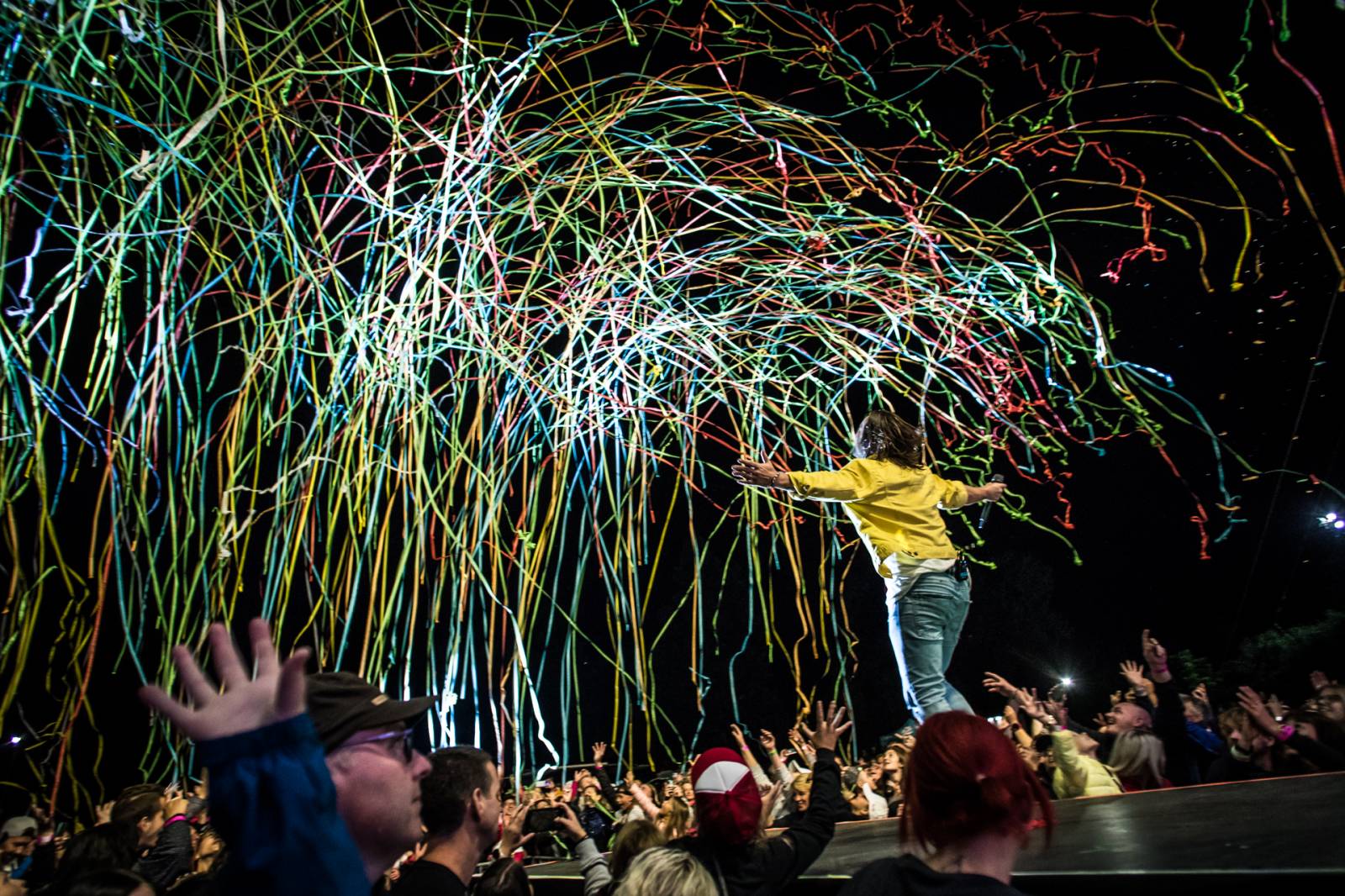 Kryštof rozehráli svou show na ostrově v Holýšově, přivezli s sebou Kateřinu Marii Tichou