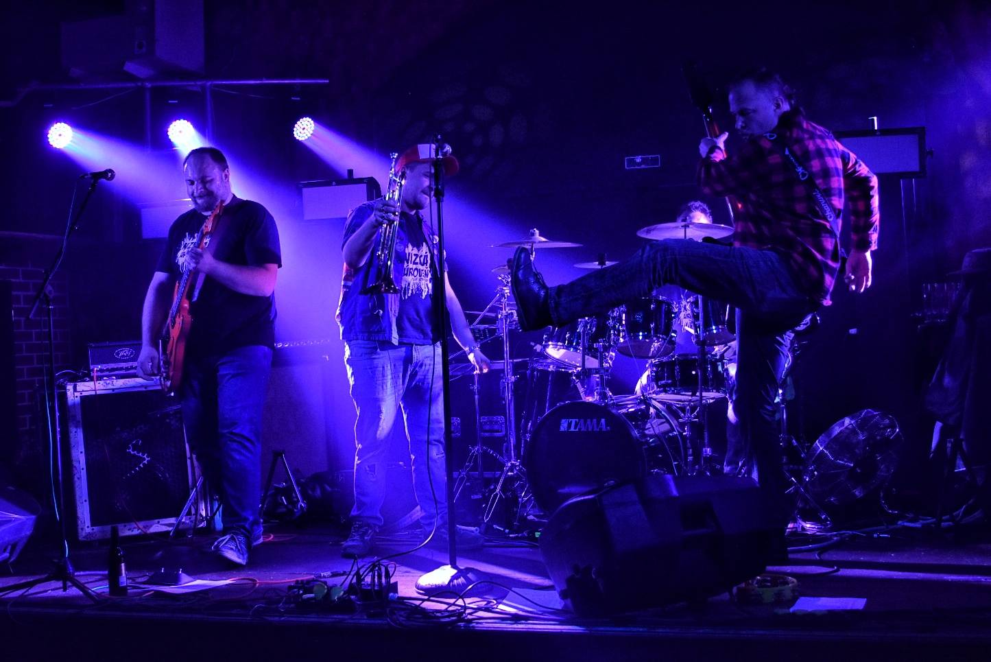 Příznivci punku se sjeli v Přešticích. Zahráli jim Nízká úroveň a Civilní obrana