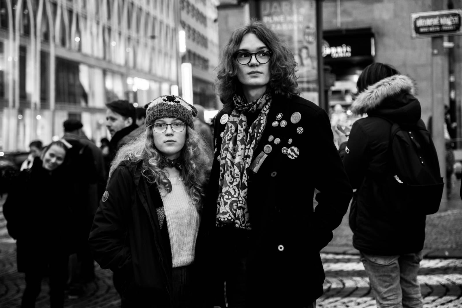 Václavské náměstí se opět zaplnilo, promluvil ukrajinský prezident