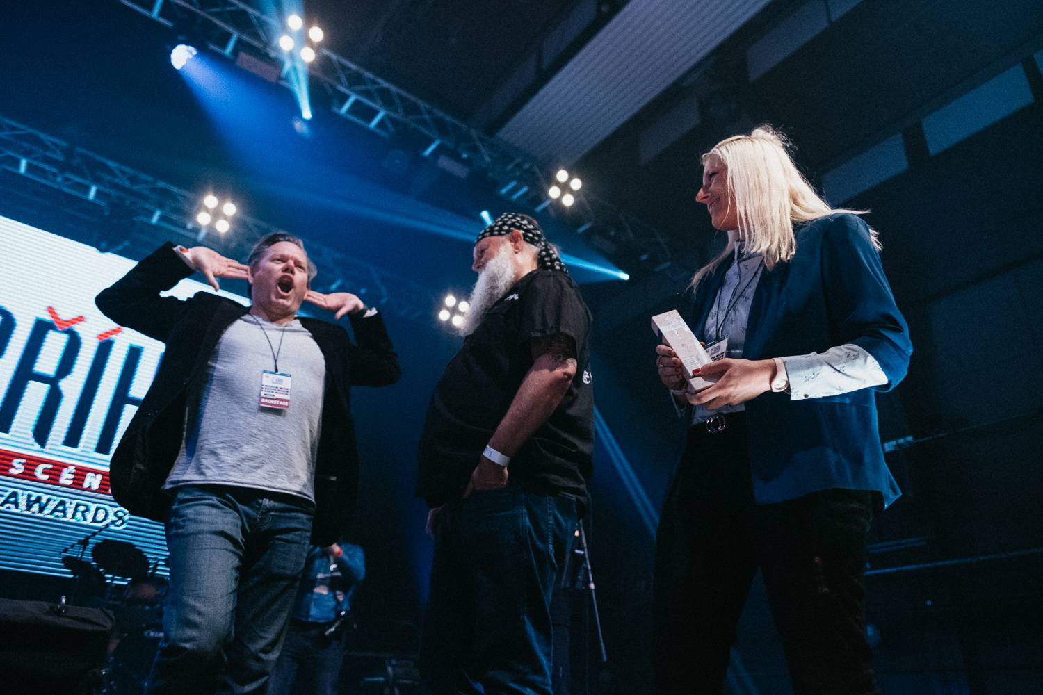 Na Žebříku byl i duch Mira Žbirky. Manželka Kateřina přebrala ocenění 