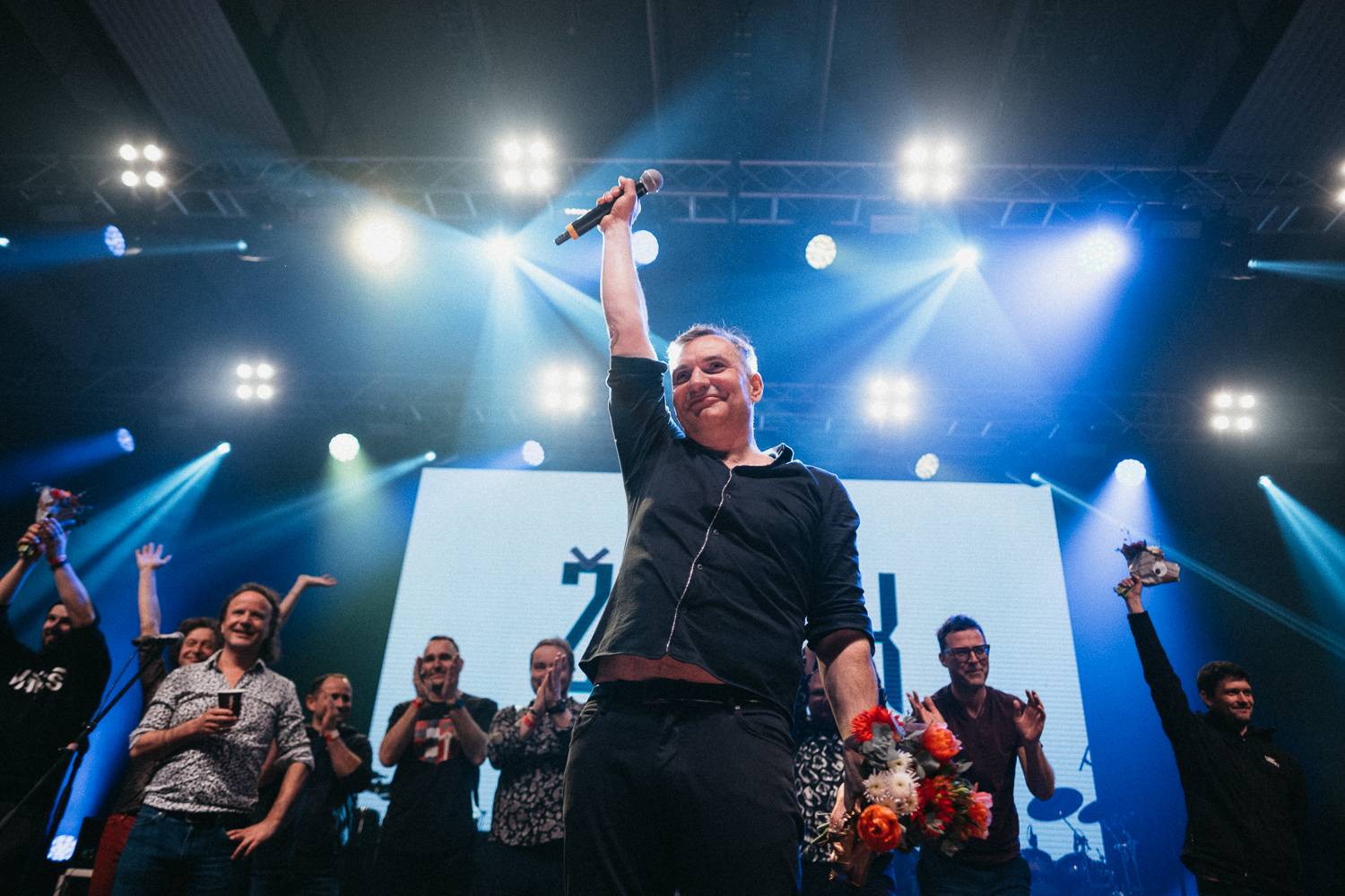 Na Žebříku byl i duch Mira Žbirky. Manželka Kateřina přebrala ocenění 