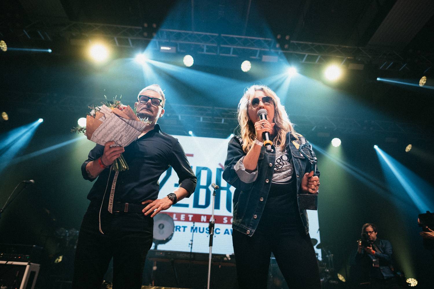 Na Žebříku byl i duch Mira Žbirky. Manželka Kateřina přebrala ocenění 