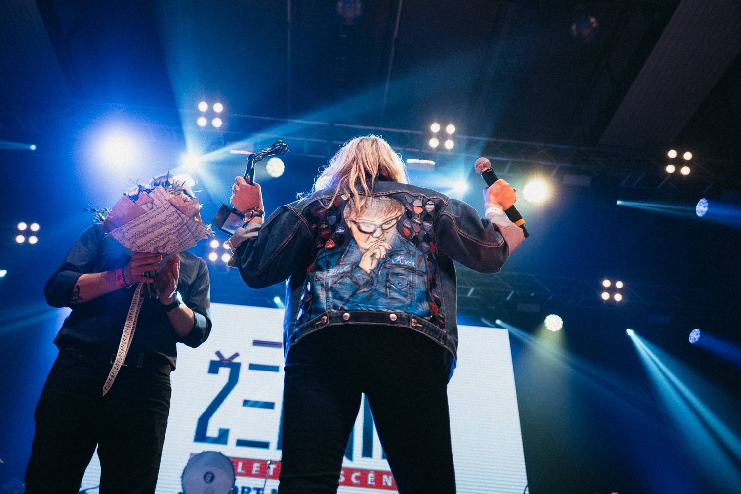 Na Žebříku byl i duch Mira Žbirky. Manželka Kateřina přebrala ocenění 