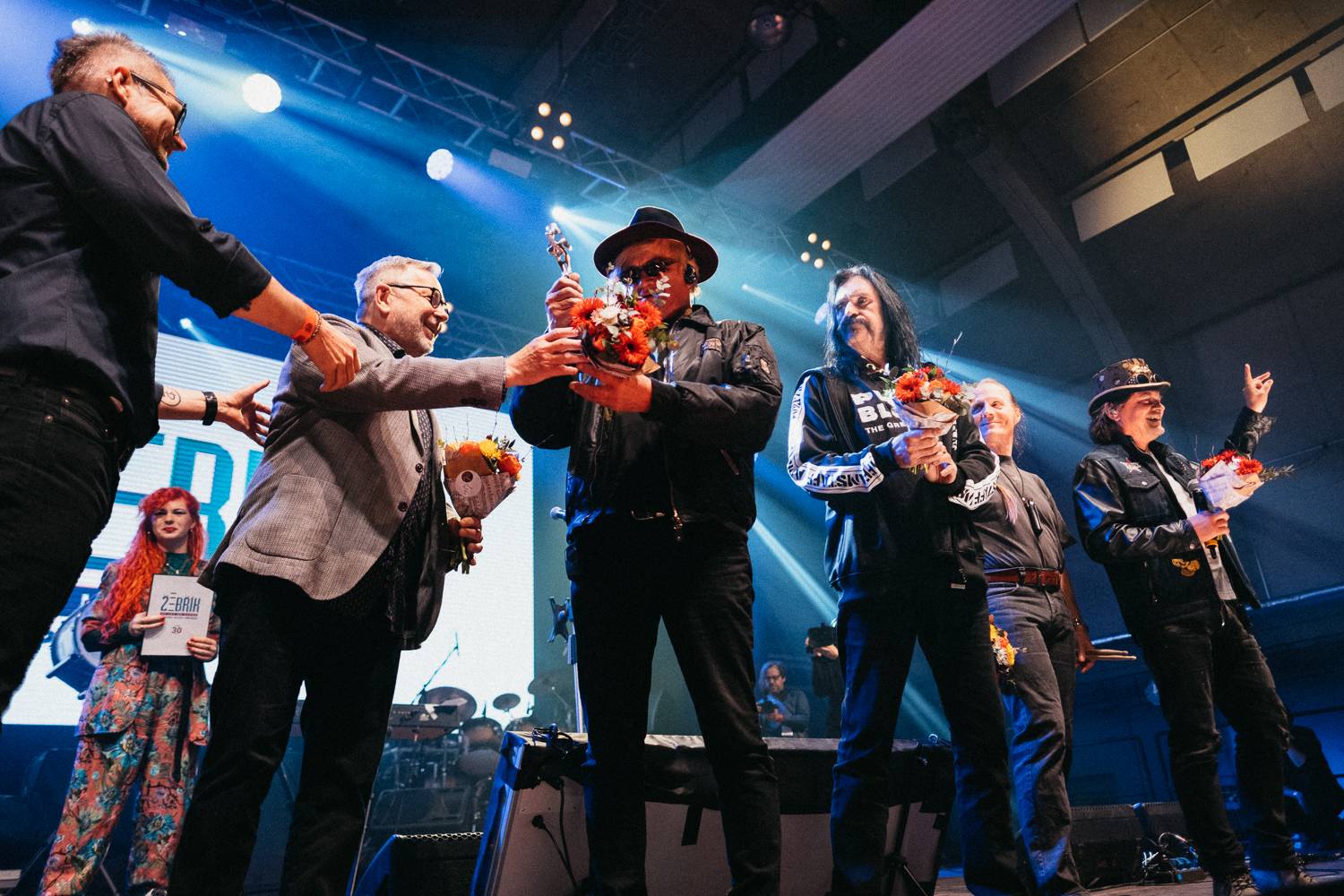 Na Žebříku byl i duch Mira Žbirky. Manželka Kateřina přebrala ocenění 