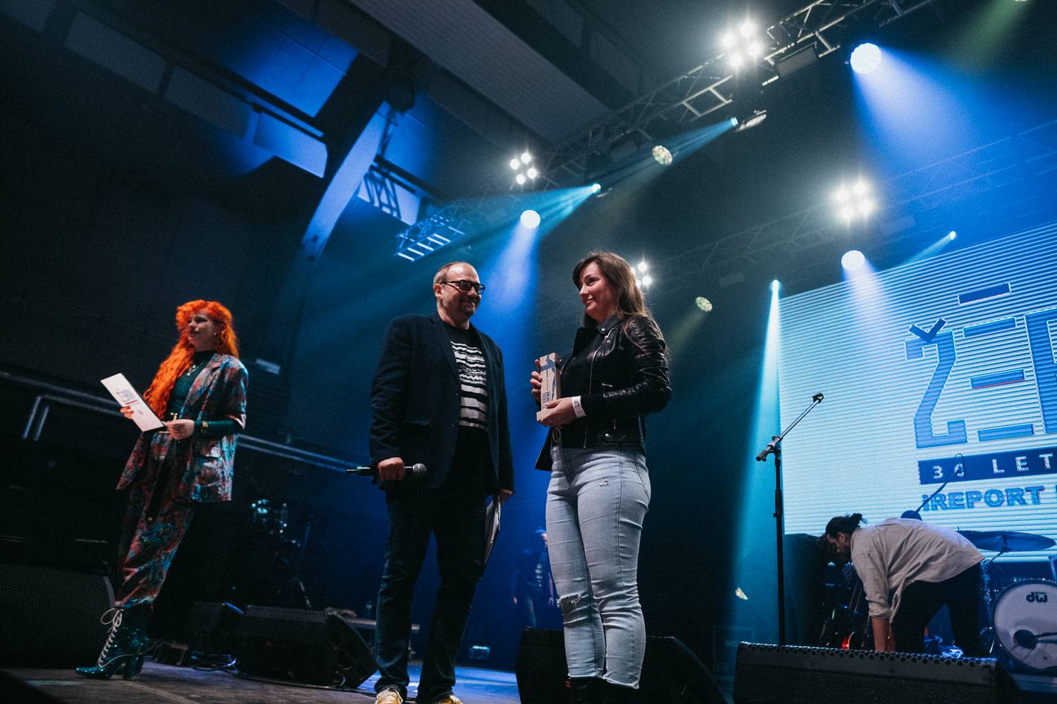 Na Žebříku byl i duch Mira Žbirky. Manželka Kateřina přebrala ocenění 