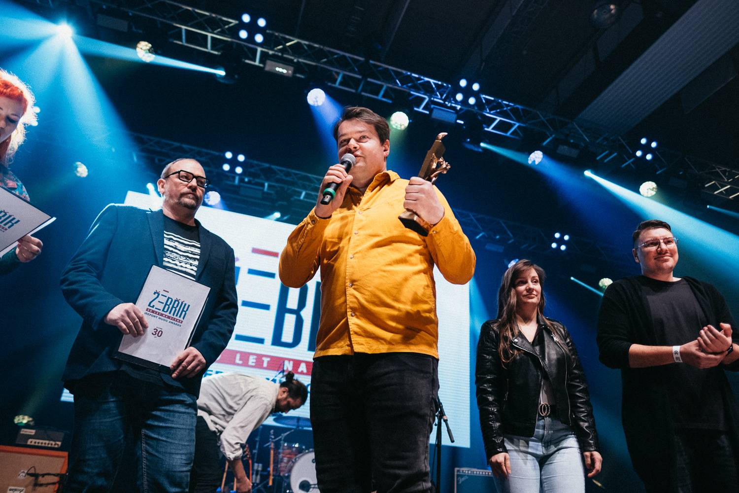 Na Žebříku byl i duch Mira Žbirky. Manželka Kateřina přebrala ocenění 