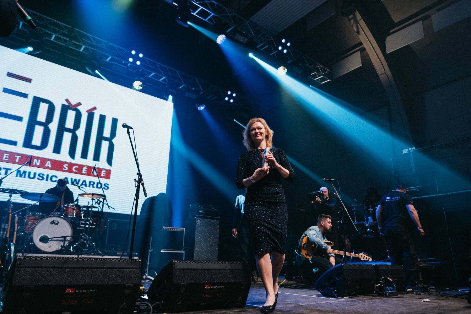 Na Žebříku byl i duch Mira Žbirky. Manželka Kateřina přebrala ocenění 