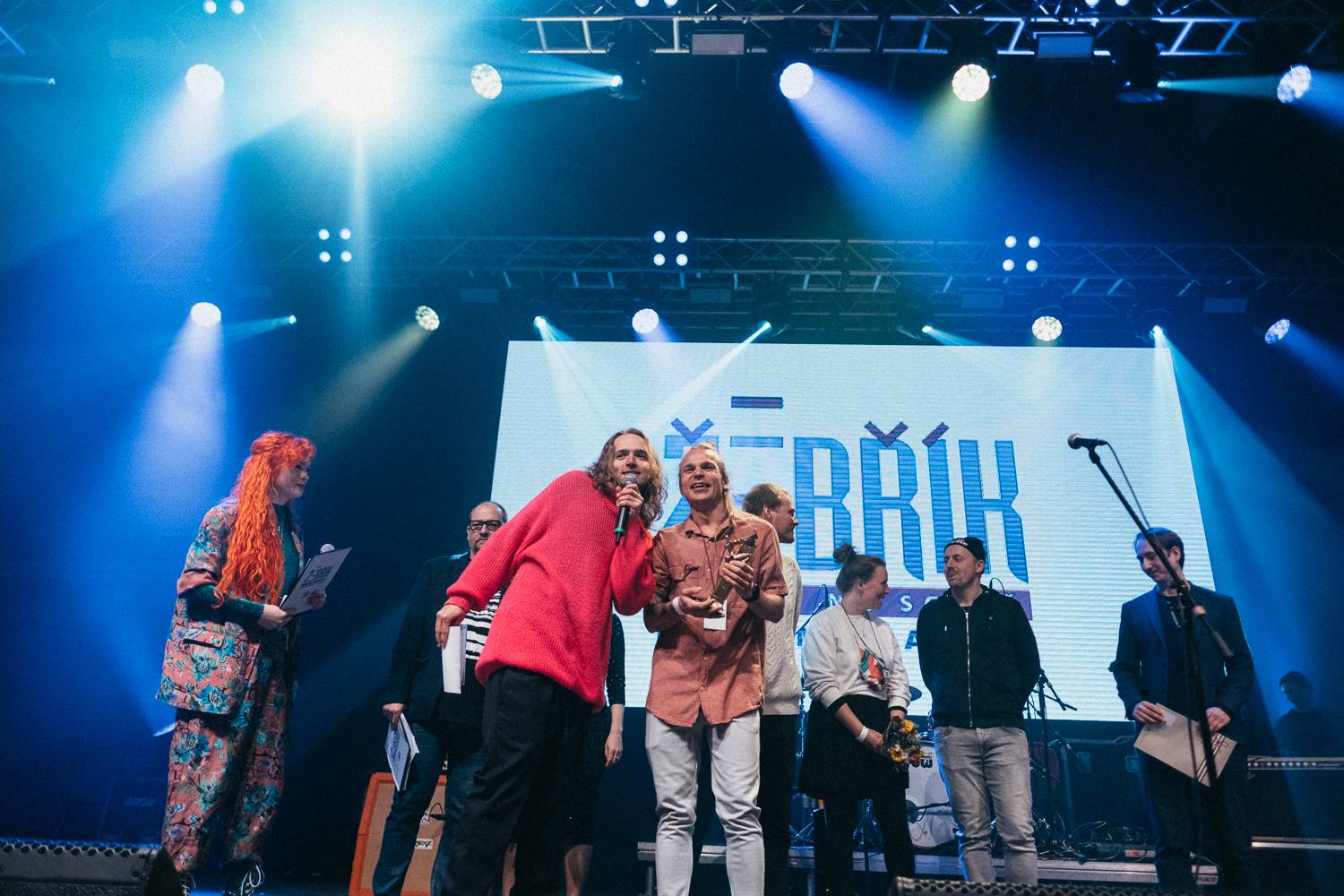 Na Žebříku byl i duch Mira Žbirky. Manželka Kateřina přebrala ocenění 