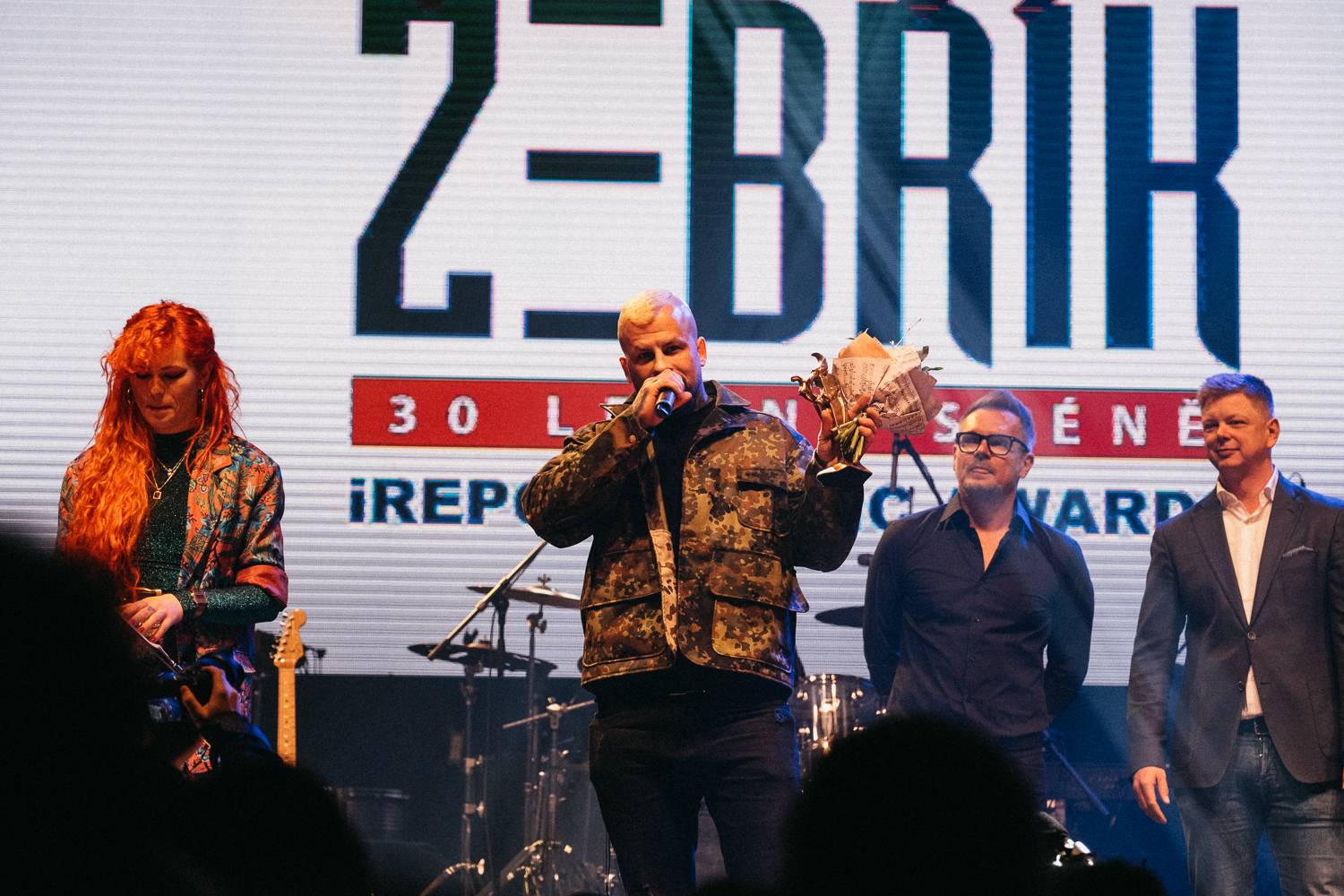 Na Žebříku byl i duch Mira Žbirky. Manželka Kateřina přebrala ocenění 