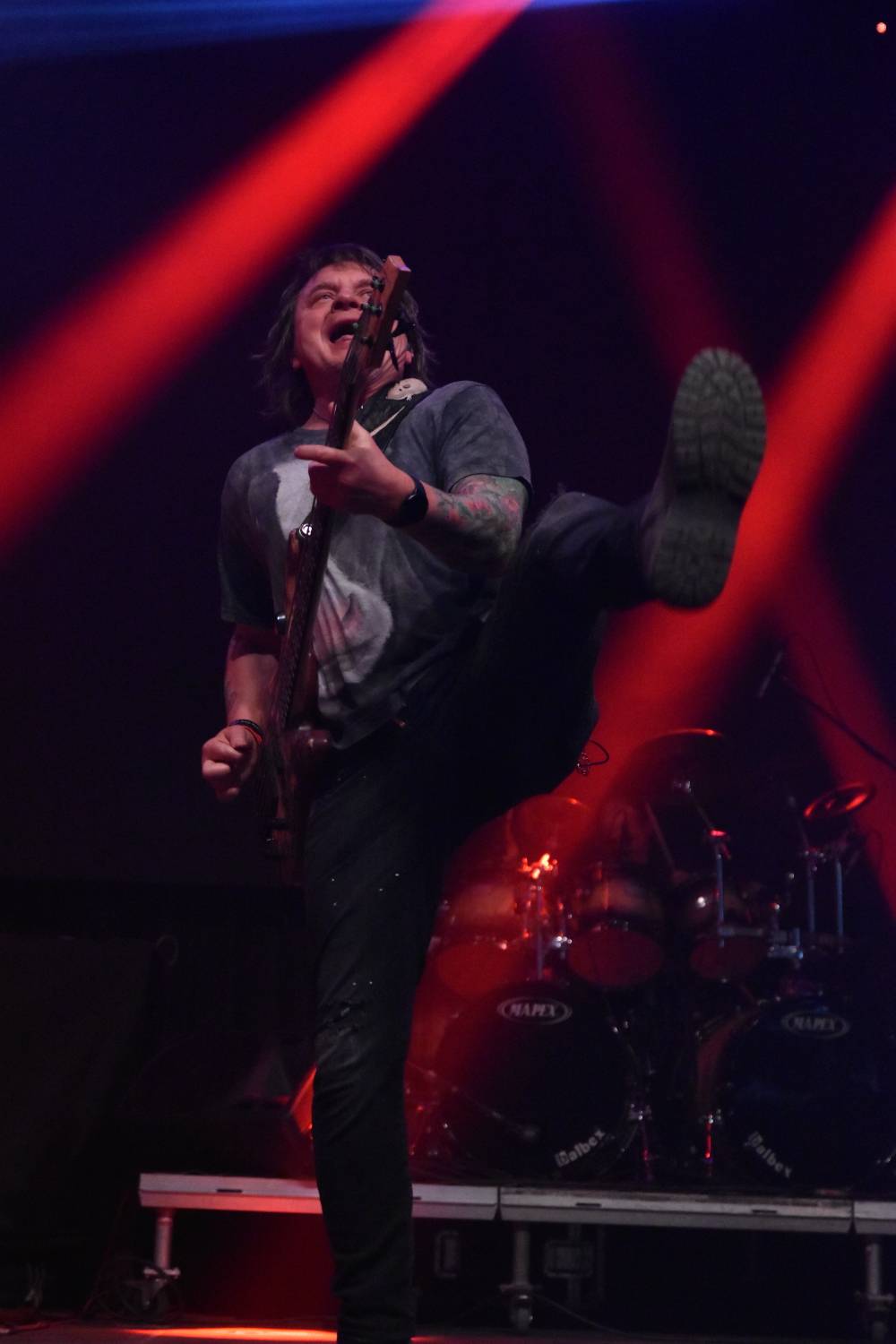 Žebřík 2021 - show, která trvala až do rána. Na pódiu řádili Xavier Baumaxa, Mig 21, Pražský výběr a Donnie Darko