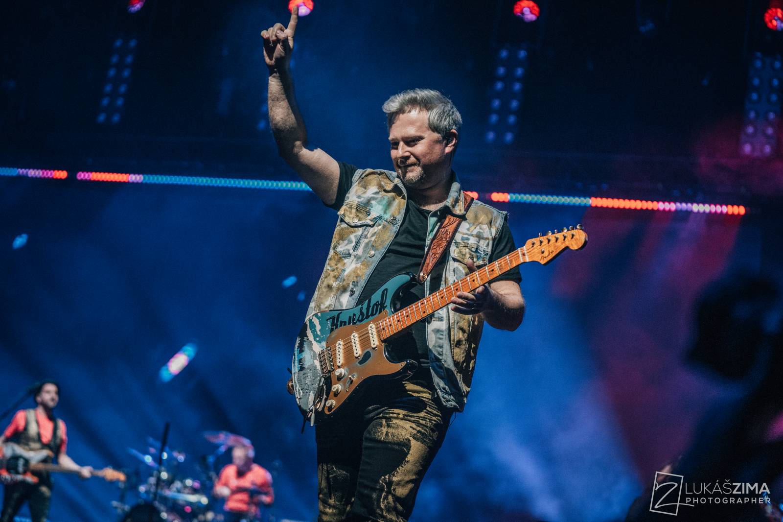 Kryštof si udělali Vánoce v květnu. V O2 areně sněžilo, Richard Krajčo přijel na saních