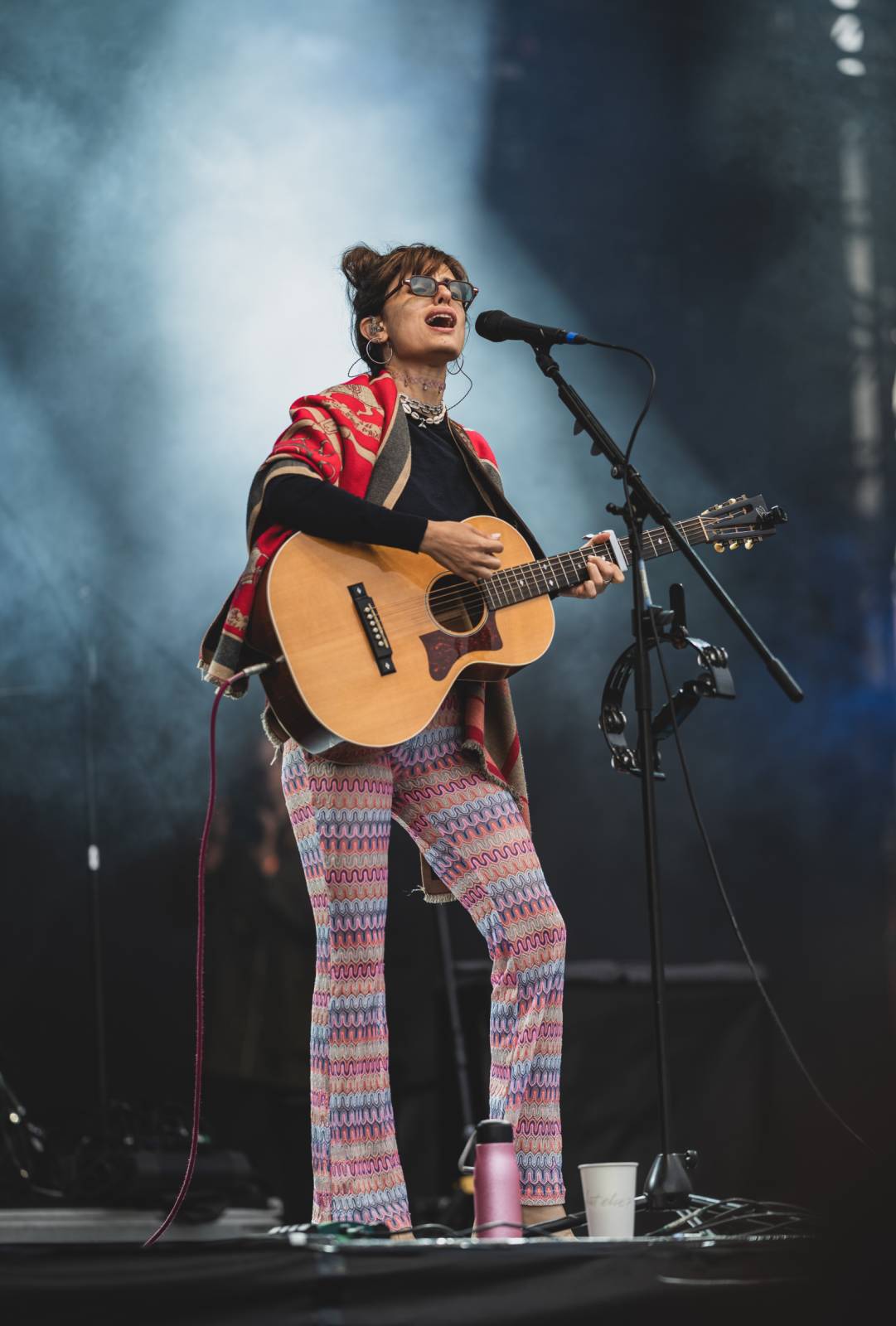 Ani déšť Metronome Prague nezastavil. Hvězdou večera byl Beck, vystoupili také Tata Bojs nebo Marpo