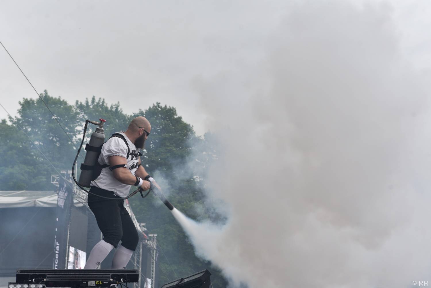 Pekelný ostrov se po dvou letech probudil do pořádného pekla. Hráli Vypsaná fiXa, Traktor i Dymytry