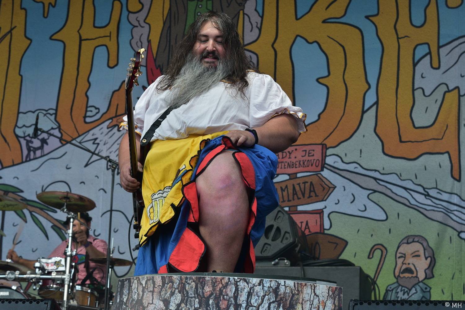 Pekelný ostrov se po dvou letech probudil do pořádného pekla. Hráli Vypsaná fiXa, Traktor i Dymytry