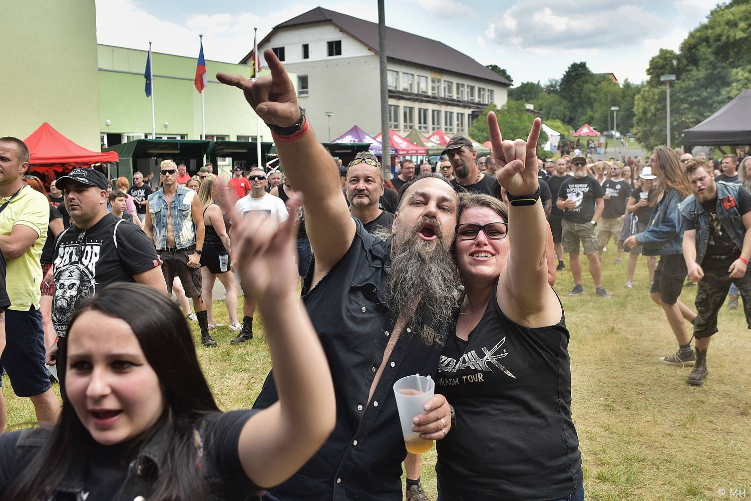 Třináctka byla pro Rock for JK Manětín šťastným číslem. Zahráli Vypsaná fiXa, Škwor i Alkehol