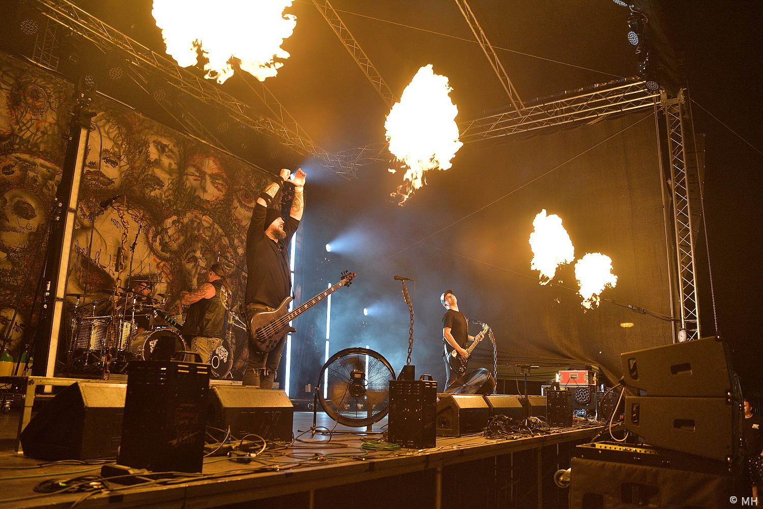 Třináctka byla pro Rock for JK Manětín šťastným číslem. Zahráli Vypsaná fiXa, Škwor i Alkehol