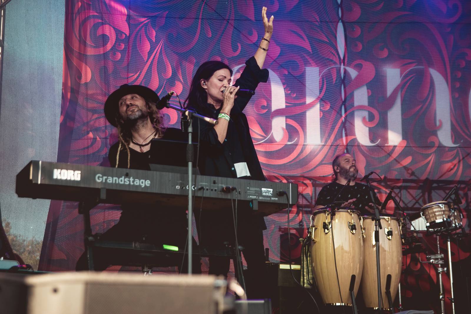 Pod Kunětickou horou panovalo pekelné horko. První den Hrady CZ zazpívali Mig 21, Anna K i Mirai