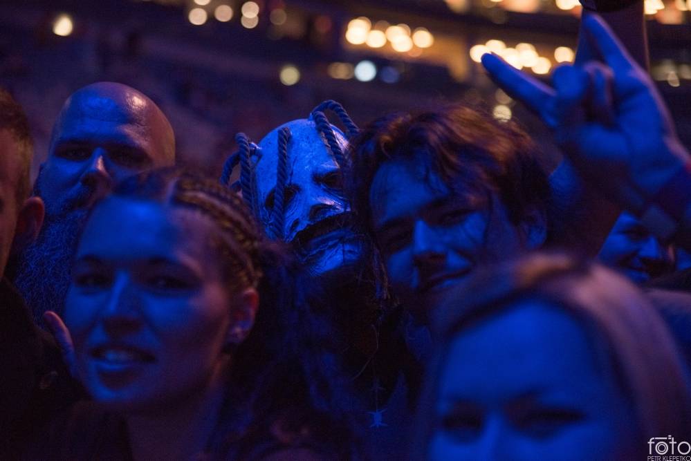 Slipknot s sebou přivezli atmosféru rockového klubu