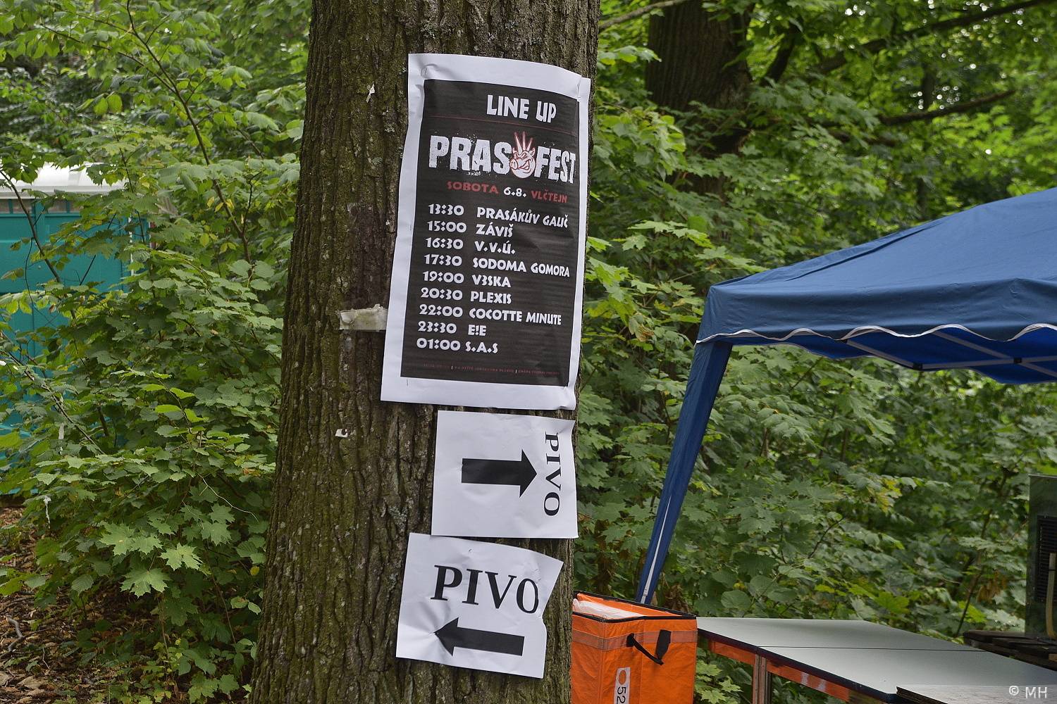 Prasofest přivezl do Vlčtejna Plexis, Záviše nebo Cocotte Minute