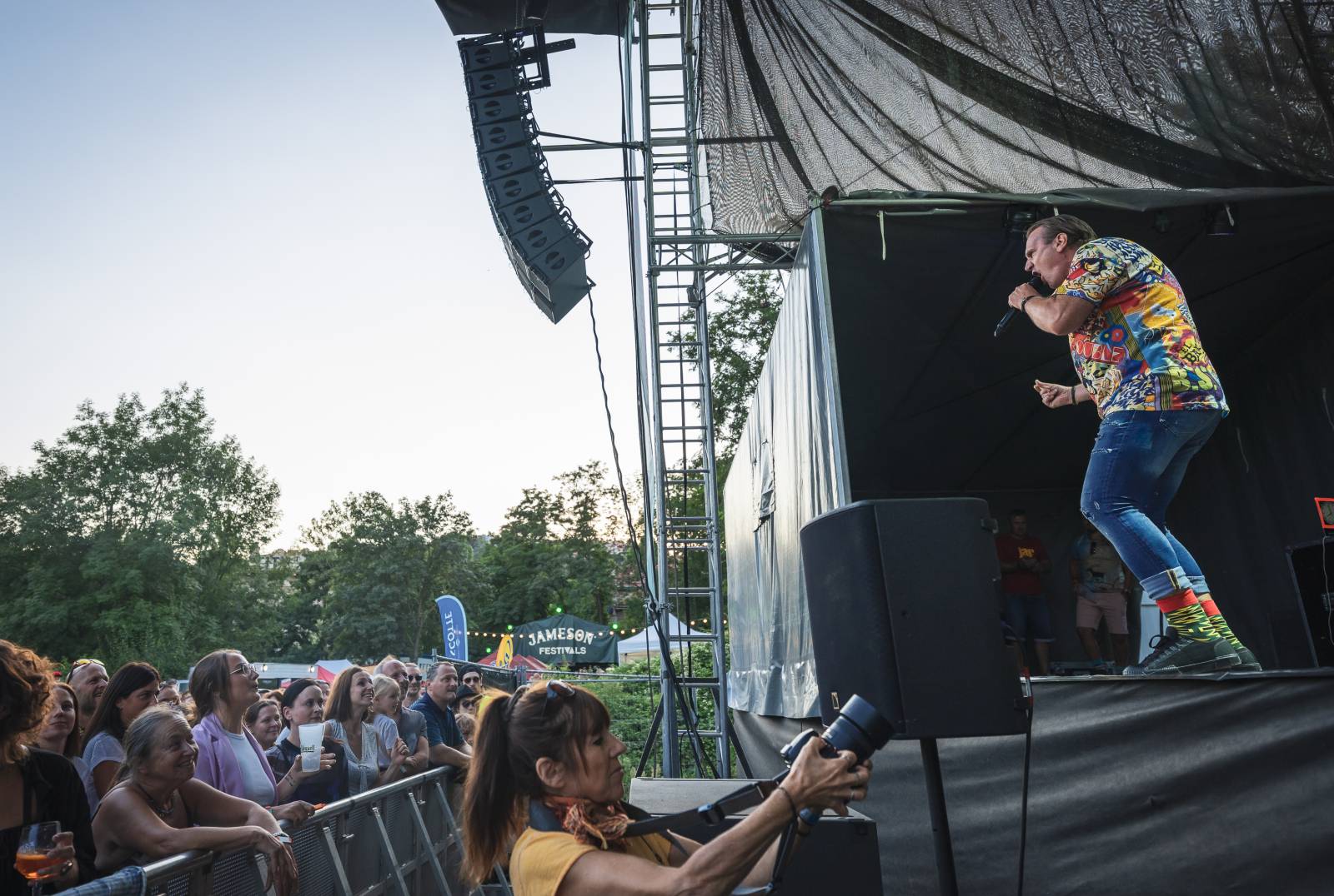 Ledárnami Braník zněly písně J.A.R., tančilo se celý večer