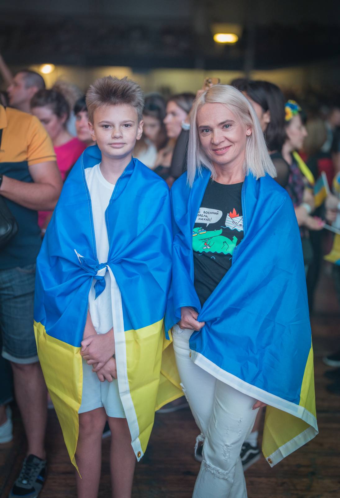 Světelná show, skvělý zvuk a emoce. Okean Elzy hráli v Praze pro Ukrajinu