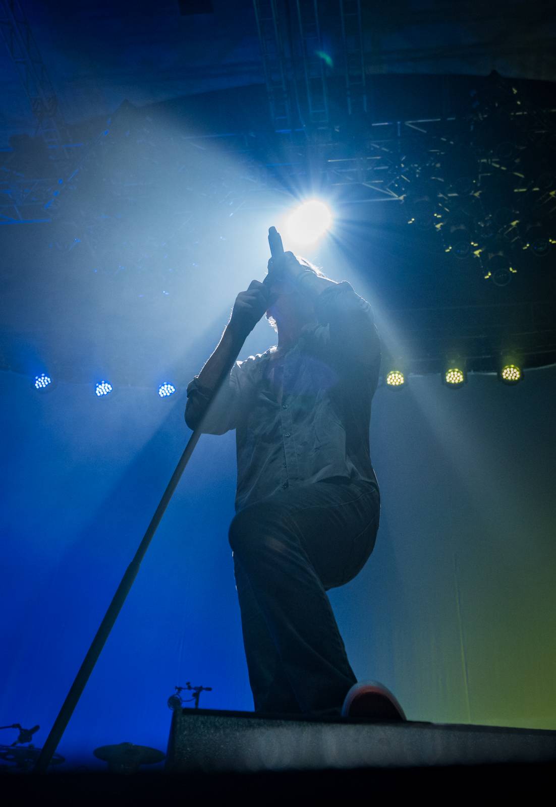 Světelná show, skvělý zvuk a emoce. Okean Elzy hráli v Praze pro Ukrajinu